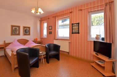 Blick in ein Gästezimmer