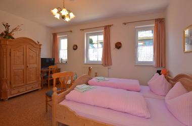 Blick in ein Gästezimmer