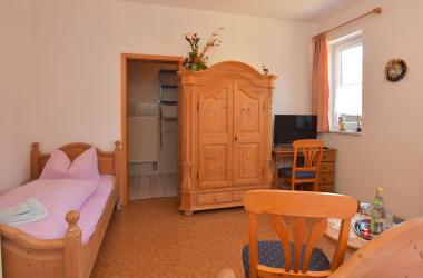 Blick in ein Gästezimmer